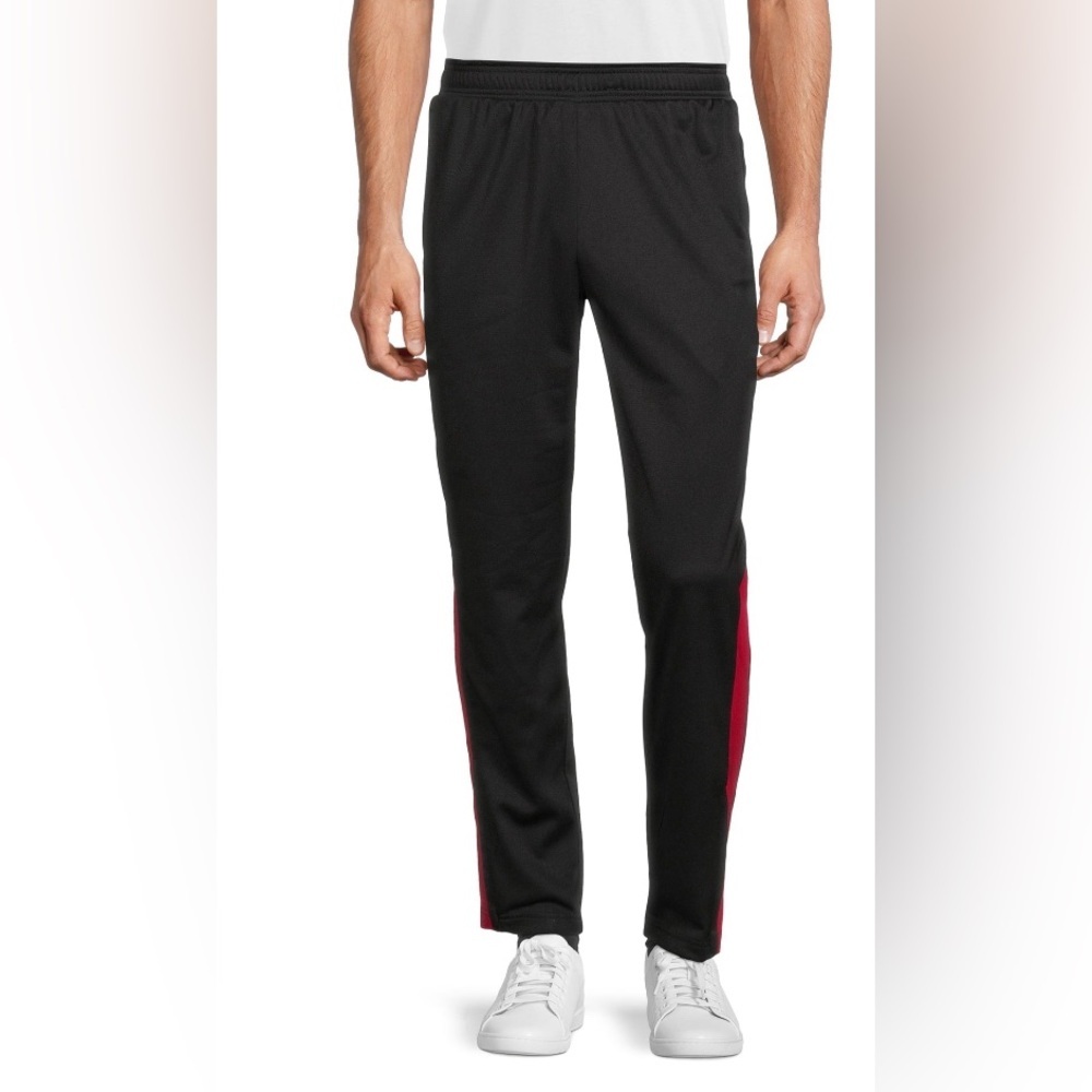 Athletic Works Men’s Active Track Pants, Black, S(28-30)